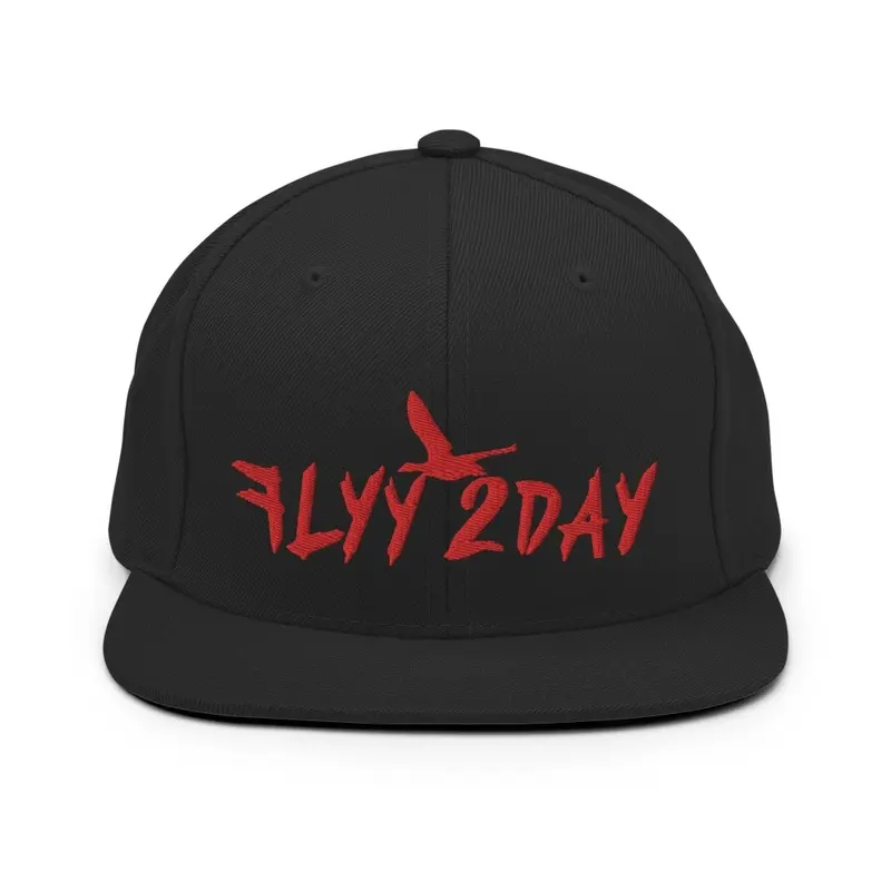 Flyy 2Day-Red Logo SnapBack 