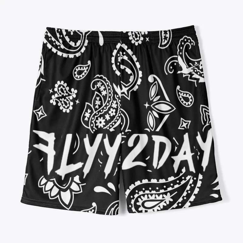 Flyy 2Day-Bandana Gym Shorts