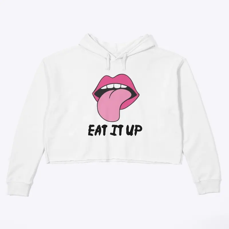 Flyy 2Day-Eat It Up Crop Top Hoodie