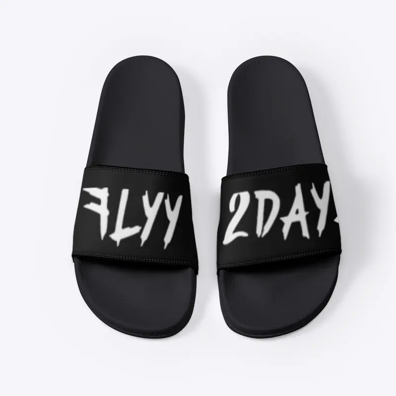 Flyy 2Day-Black Bottom Slides